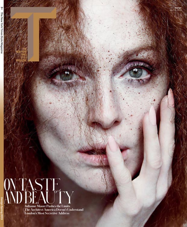Julianne Moore NY Times T Magazine cover