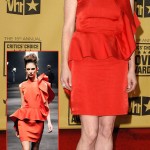 Julianne Moore Red Lanvin Dress Critics Choice Awards 2010