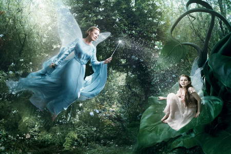 Julie Andrews Disney Blue Fairy by Annie Leibovitz