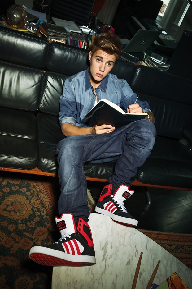 Justin Bieber advertising Adidas Neo fall 2013
