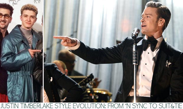 Justin Timberlake style evolution from NSync to Suit and Tie