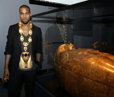Kanye West Golden Necklace