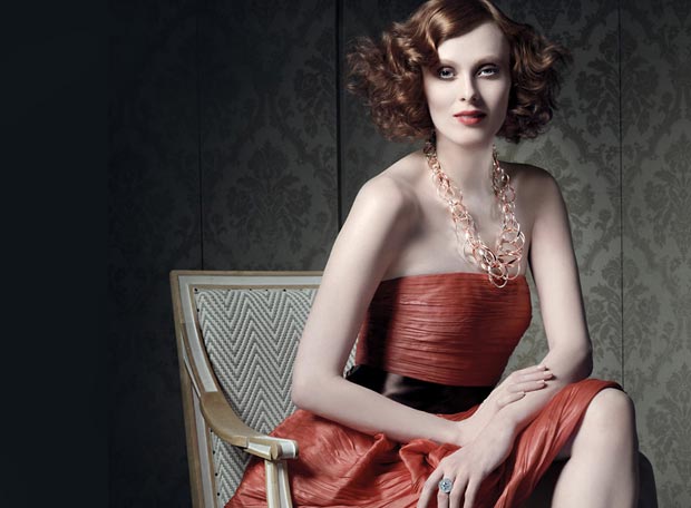 Karen Elson Tiffany Co 2013 Ad campaign