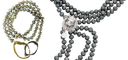 Karen Walker Pearl Necklaces