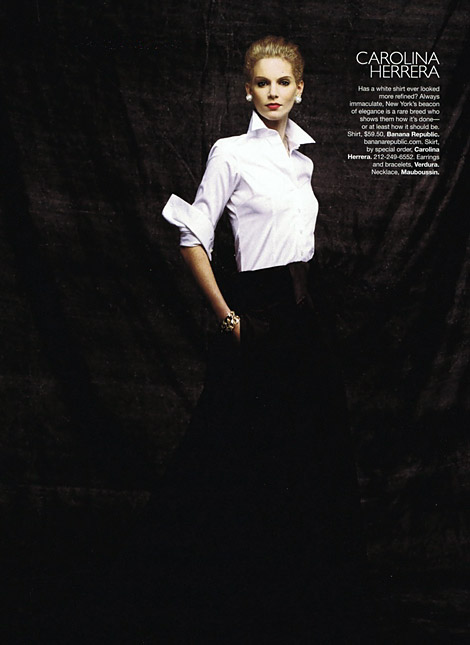 Karl Lagerfeld Harper s Bazaar Designer Double Take Carolina Herrera
