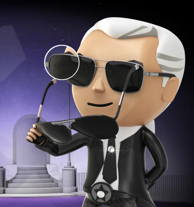 Karl Lagerfeld sunglasses game