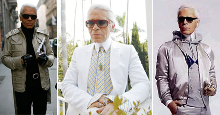 Karl Lagerfeld Vanity Fair Best dressed list