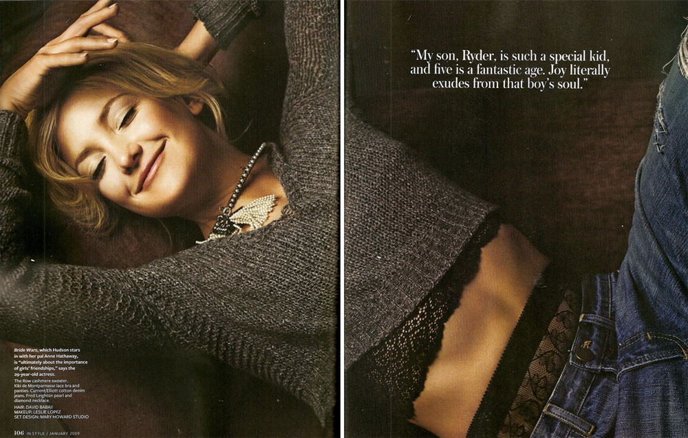 Kate Hudson Instyle US January 2009 Stella McCartney 4