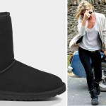 Kate Moss boots short black suede UGGs