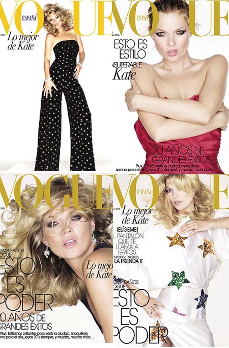 Kate Moss Covers Spanish Vogue in May