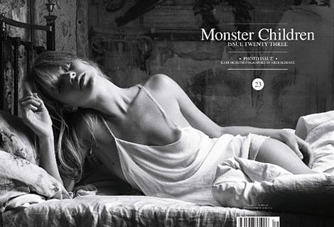 Kate Moss Hedi Slimane Monster Children cover