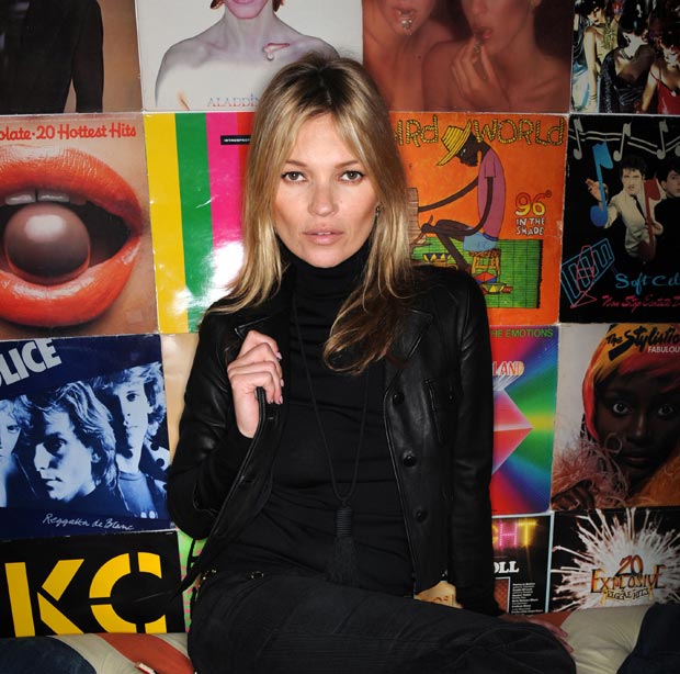 Kate Moss launched her nail polish collection with Rimmel