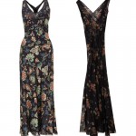 Kate Moss Topshop collection 2014 printed maxi dresses