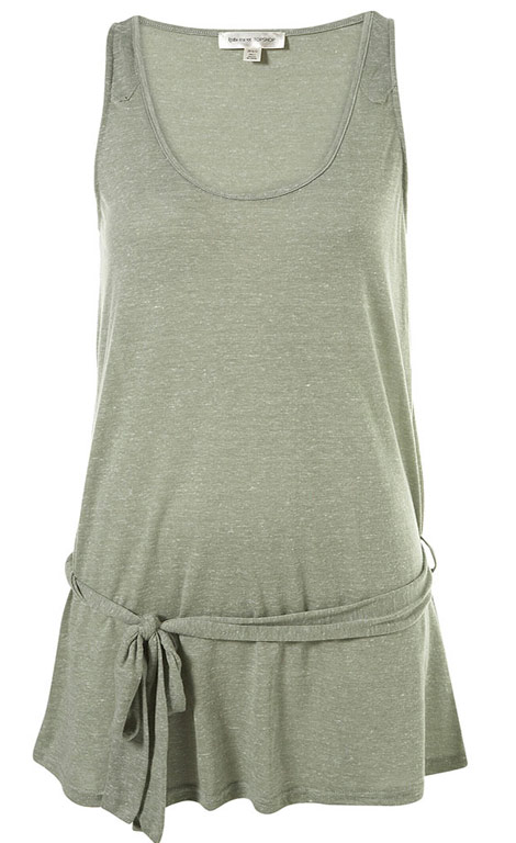Kate Moss Topshop Essential collection grey tunic