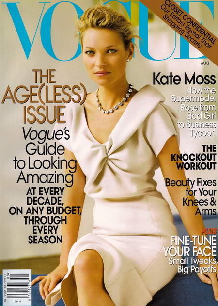 Kate Moss US Vogue August 2008 Cover