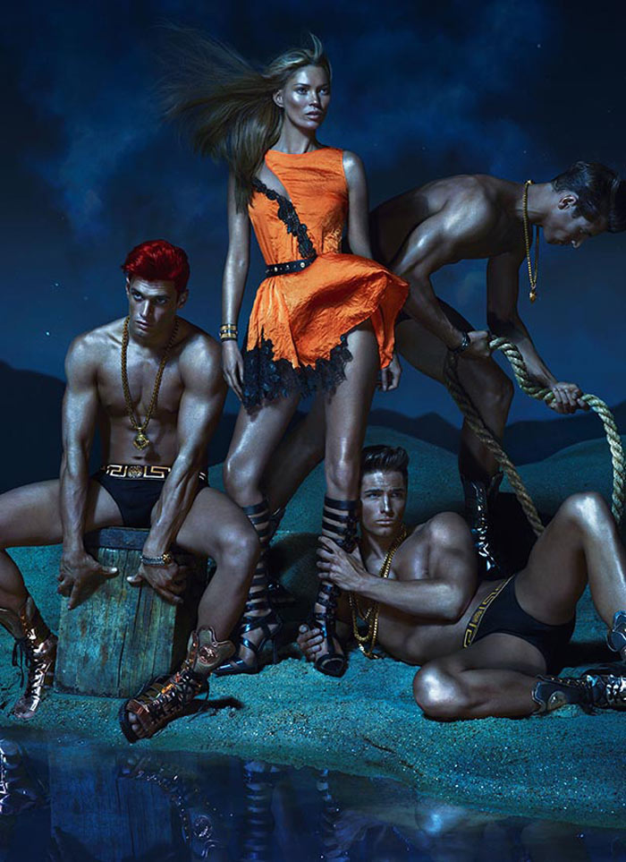 Kate Moss Versace Spring 2013 ad campaign