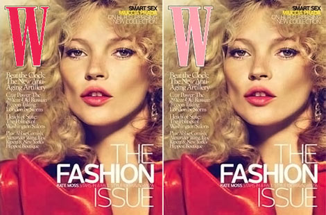 Kate Moss W Magazine September 2009 cover