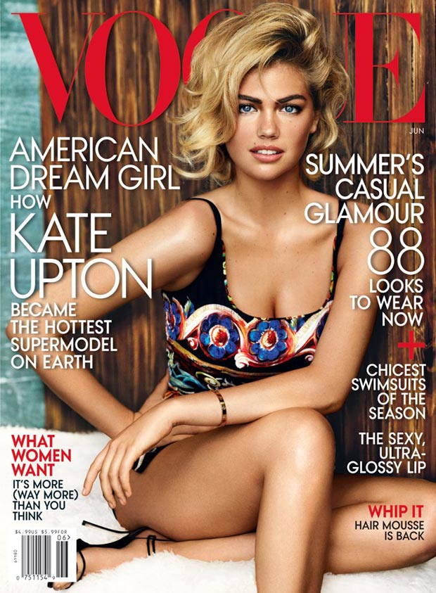 Kate Upton Vogue June 2013 cover