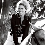 Kate Upton Vogue US June 2013 horse photo