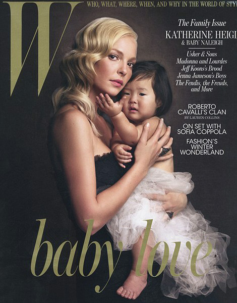 Katherine Heigl baby Naleigh W December 2010 cover