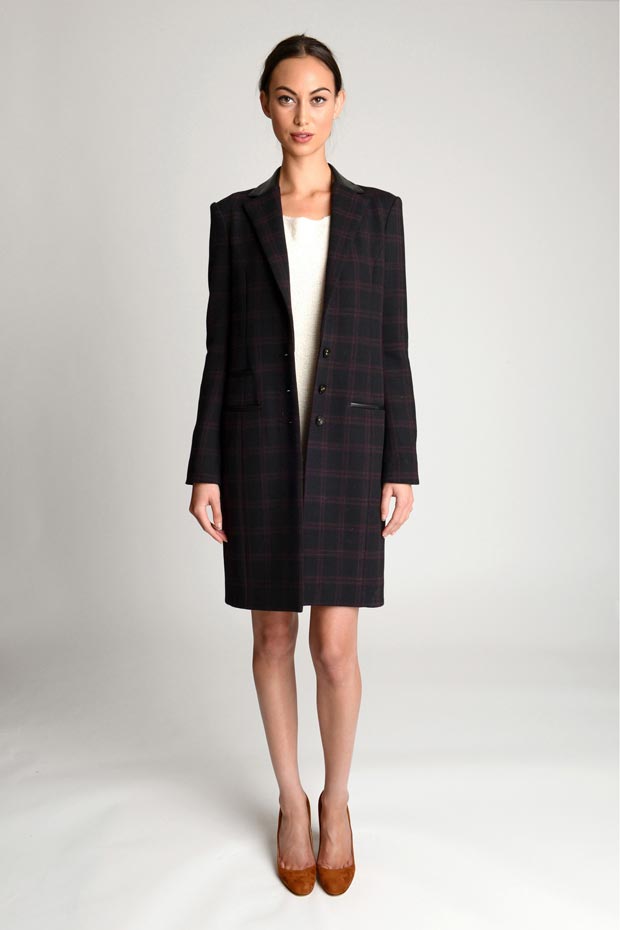 Katie Holmes and Yang Fall 2013 collection coat