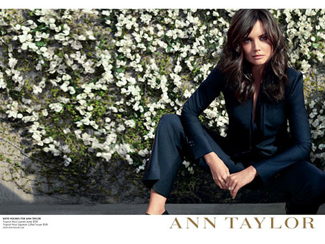 Katie Holmes For Ann Taylor Summer 2011 Ad Campaign