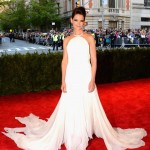 Katie Holmes Met Gala 2013 white Calvin Klein dress