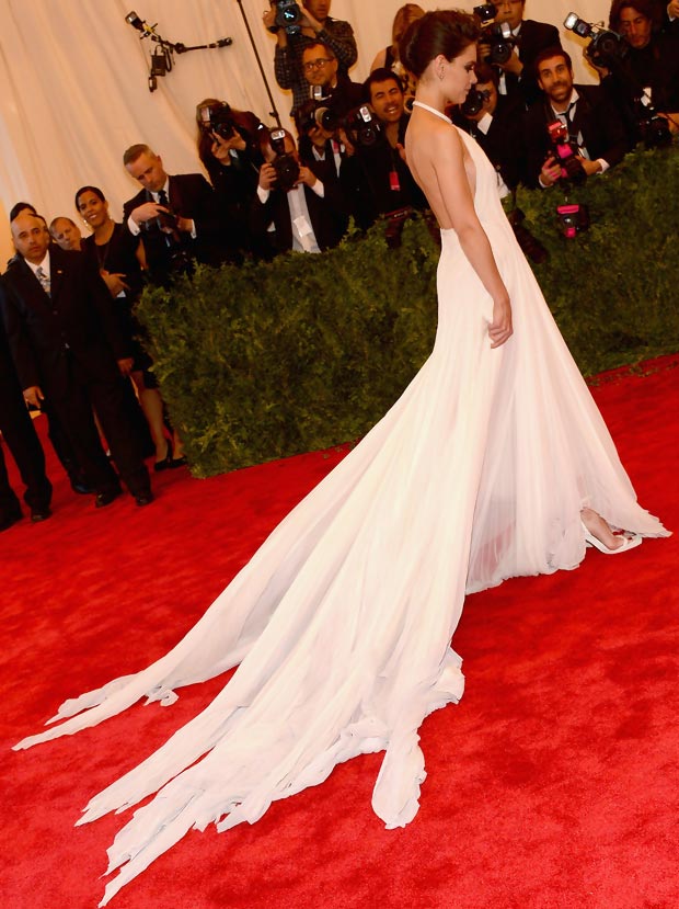 Katie Holmes Met Gala 2013 white dress