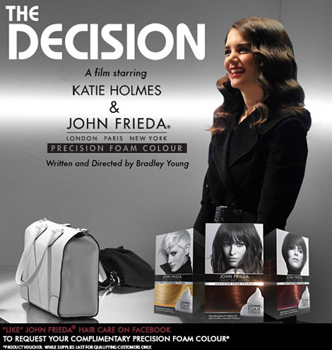 Katie Holmes’ Decision Short Film For John Frieda Precision Foam Colour