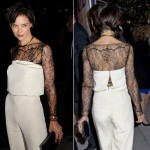Katie Holmes white jumpsuit All My Sons premiere