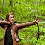 Katniss Everdeen with her bow
