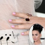 Katy Perry Grammy pink nails