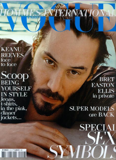 Keanu Reeves Vogue Hommes 2009 cover