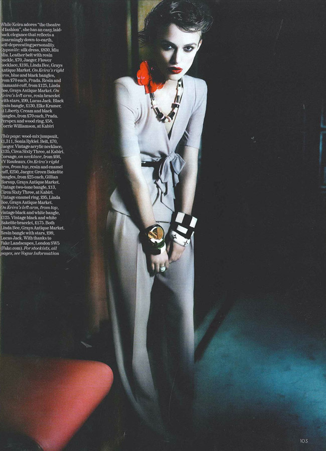 Keira Knightley Vogue UK January 2011 3