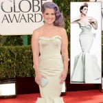 Kelly Osbourne Zac Posen mermaid dress 2013 Golden Globes