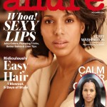 Kerry Washington without makeup vs Allure cover