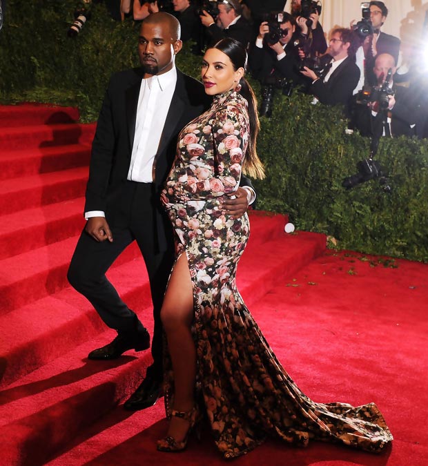 Kim Kardashian Kanye West Met Gala 2013 Red Carpet