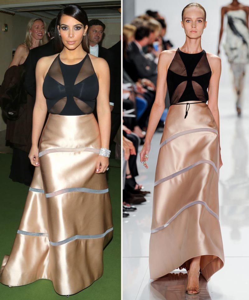 Kim Kardashian Ralph Rucci dress Vienna Ball
