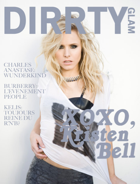 Kristen Bell Dirrty Glam cover