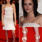 Kristen Stewart 2010 BAFTA Awards white Chanel dress