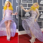 Lady Gaga Armani Prive dress 2010 Grammy Awards