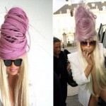 Lady Gaga Barbie Doll purple hair