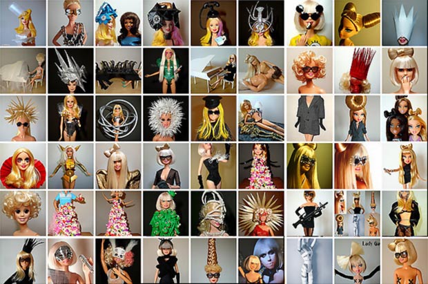 Lady Gaga dolls by Lu Wei Kang