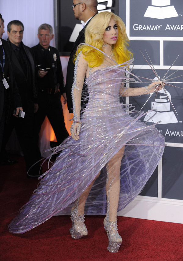 Lady Gaga’s Armani Prive Dress For 2010 Grammys
