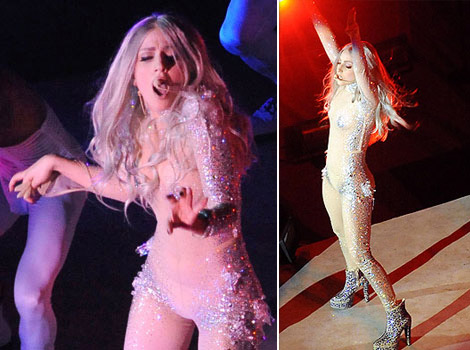 Lady Gaga Met Gala 2010 stage performance