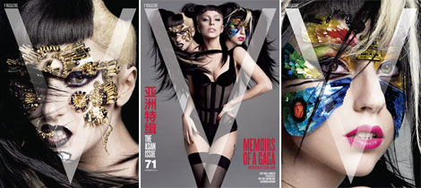 Lady Gaga V Magazine Asian Issue 71 covers