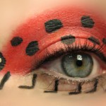 Ladybug eyes makeup