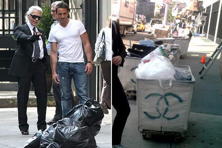 Lagerfeld Chanel Garbage Container