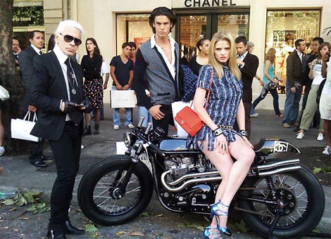 Lagerfeld Premieres The Chanel Motorbike, Cavalli Keeps Segway!