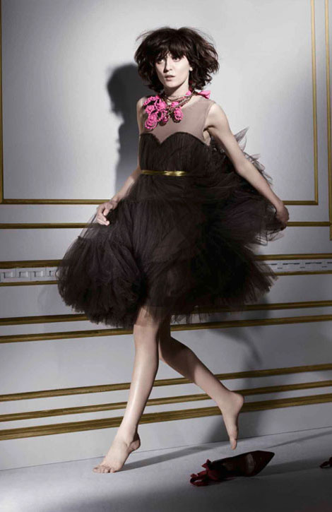 Lanvin H M winter 2010 collection black dress